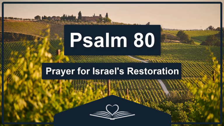 PSALM 80 - Prayer for Israel's Restoration