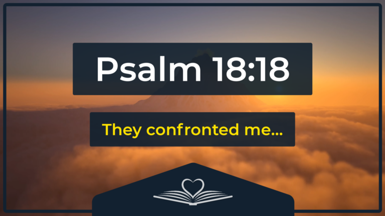 Psalm 18:18 NRSV